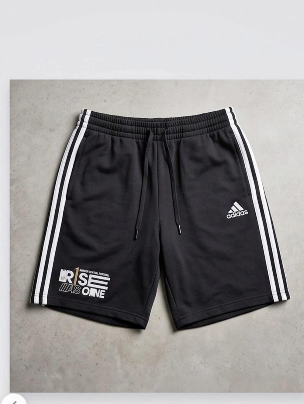 adidas Black & White Athletic Shorts Like New